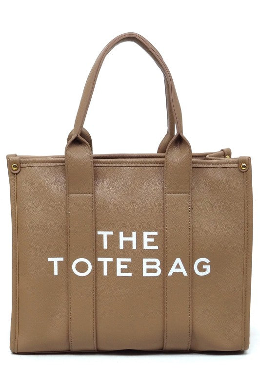 THE TOTE BAG Large Tote Satchel
