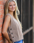 Miss Sparkling |Women's Spring/Fall V-Neck Knit Vest