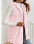 Hooded Sherpa Fleece Cottagecore Vest — Cozy Layer