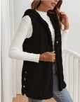 Hooded Sherpa Fleece Cottagecore Vest — Cozy Layer