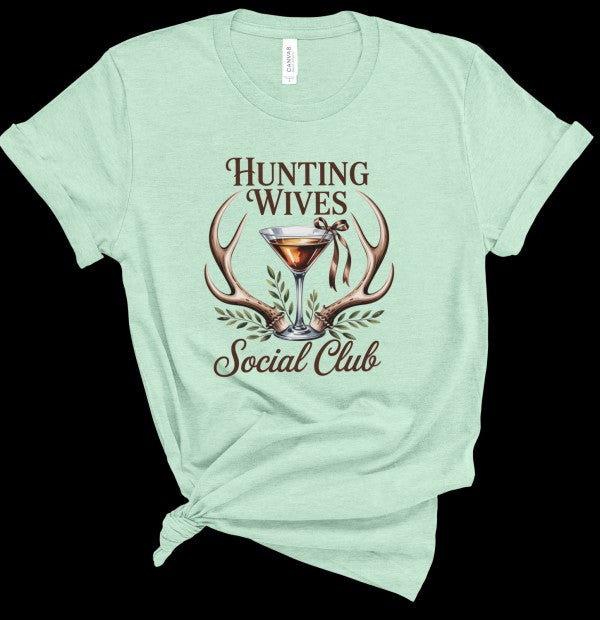 PLUS Hunting Wives Social Club Graphic Tee Top