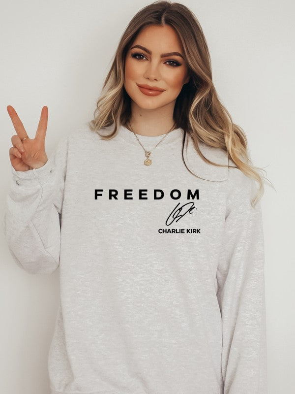 Freedom Kirk Graphic Crewneck Sweatshirt