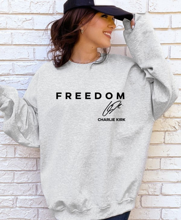Freedom Kirk Graphic Crewneck Sweatshirt