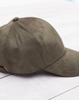 Suede Boyfriend Ball Cap
