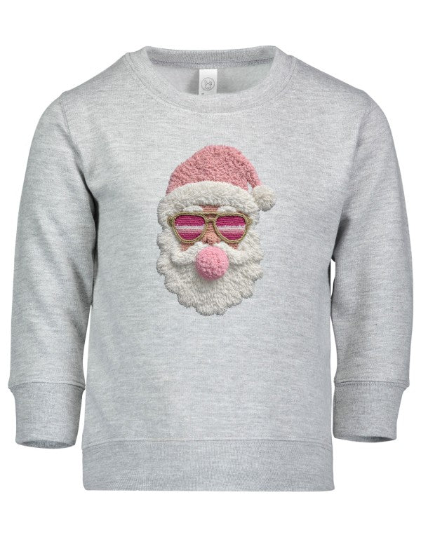 Latch Hook Santa Bubble Gum Graphic Sweatshirt