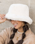 Plush Fur Bucket Hat