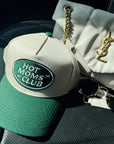 Hot Moms Club - Green Vintage Trucker Hat - My Pampered Life Seattle