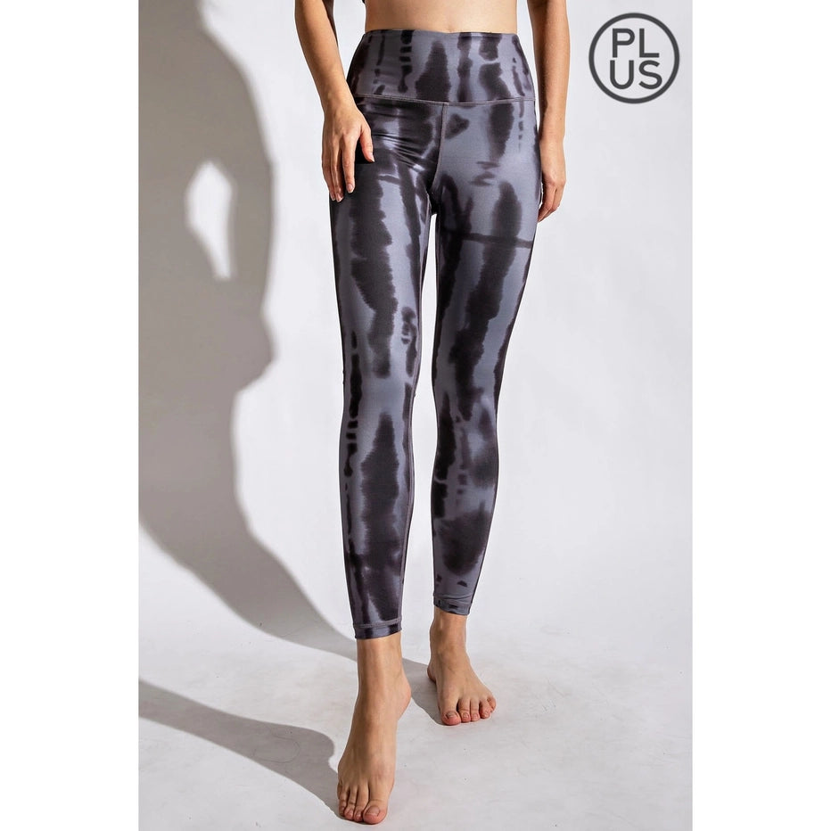 Plus Size Bamboo Style Tie Dye Leggings – My Pampered Life Seattle