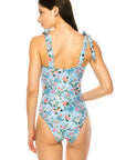 One Piece Bathing Suit with Floral Print