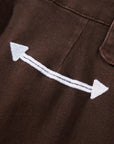 Western Arrow Embroidered Button Fly Straight Leg Jeans
