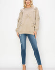 Fiora French Scuba Ribbon-Bow Top - My Pampered Life Seattle