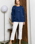 Fiora French Scuba Ribbon-Bow Top - My Pampered Life Seattle