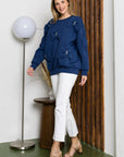 Fiora French Scuba Ribbon-Bow Top - My Pampered Life Seattle