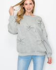 Fiora French Scuba Ribbon-Bow Top - My Pampered Life Seattle