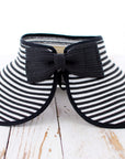 Foldable Bow Stripe Visor