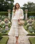 Winette Lace Ruffled Jacket