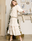 JOH |Willa Lace Ruffled Skirt