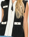 Josie Light Weight Vest with Hoodie - My Pampered Life Seattle