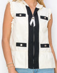Josie Light Weight Vest with Hoodie - My Pampered Life Seattle