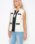Josie Light Weight Vest with Hoodie - My Pampered Life Seattle