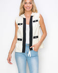 Josie Light Weight Vest with Hoodie - My Pampered Life Seattle