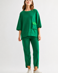Katie Crepe Knit Pant - Dark Colors