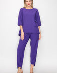 Katie Crepe Knit Pant - Dark Colors