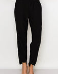 Katie Crepe Knit Pant - Dark Colors