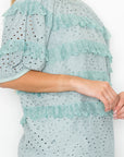 JOH | Laura Cotton Lace Eyelet Top