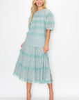 JOH | Laura Cotton Lace Eyelet Top