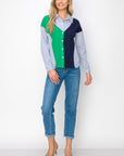 Wynn Colorblock Stripe Top - My Pampered Life Seattle