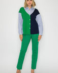 Wynn Colorblock Stripe Top - My Pampered Life Seattle