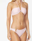 Two Piece V Shape Design Halter Neck Bikini