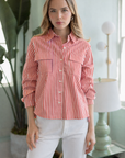 JOH | Jenn Shirt with Pleating Details