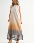 JOH Apparel Jerome Hand-Dyed Ombré Midi Dress