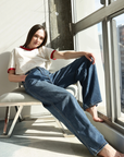 Artemis Vintage Relaxed High Rise Palazzo Jeans