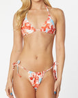 Two Piece Tropical Floral Print Bikini