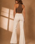 GJG Denim Rodeo Mid-Rise Bootcut Jeans — Ivory