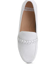Kita Braided Strap Detail Loafers