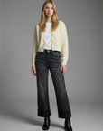 Artemis Vintage | Elodie Tummy Control Inseam Transform High Rise A-line Wide Jeans