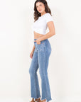 Artemis Vintage | Mesh Tummy Control High Rise Holly Flare Jeans - My Pampered Life Seattle