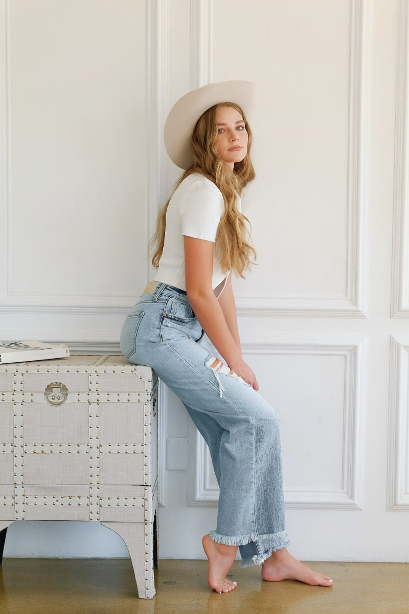 Artemis Vintage | Sage High Rise Wide Leg (Hybrid Style)