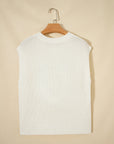 Western Horseshoe Crochet Short Sleeve Sweater