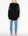 Fiona French Scuba Knit Pearl Hi-Low Top - My Pampered Life Seattle