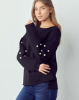 Katri French Scuba Pearl Top - My Pampered Life Seattle