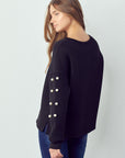Katri French Scuba Pearl Top - My Pampered Life Seattle