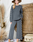 Katri French Scuba Pearl Top - My Pampered Life Seattle
