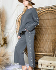 Katri French Scuba Pearl Top - My Pampered Life Seattle