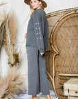 Katri French Scuba Pearl Top - My Pampered Life Seattle