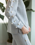 Katri French Scuba Pearl Top - My Pampered Life Seattle